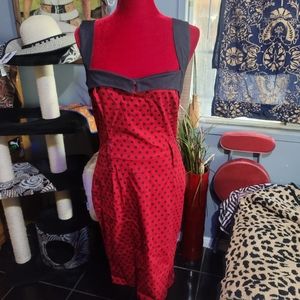 Retro 1950s style pencil dress